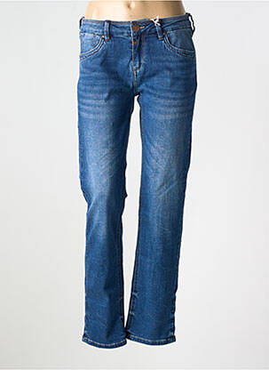 Jeans coupe slim stretch taille normale bleu TIMEZONE femme