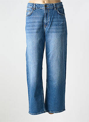 Jeans coupe droite stretch taille normale bleu GARCIA femme