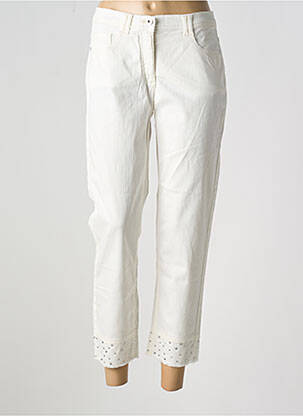 Jeans coupe slim stretch taille normale blanc BETTY BARCLAY femme