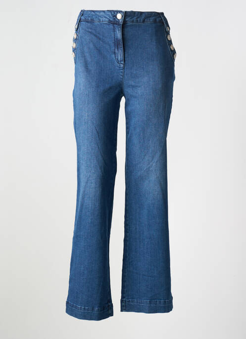 Jean coupe flare bleu EVA KAYAN pour femme