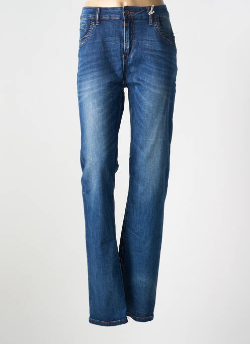Jeans coupe slim bleu TIMEZONE pour femme