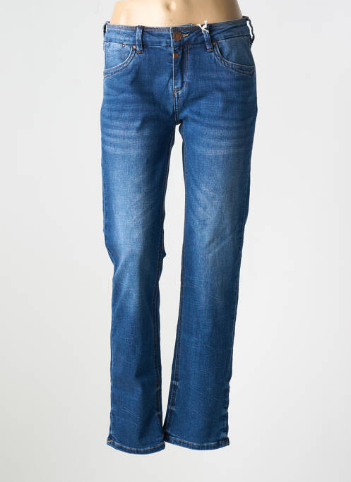 Jeans coupe slim bleu TIMEZONE pour femme