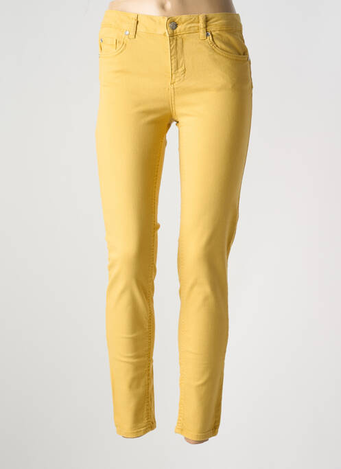 Jeans coupe slim jaune LIU JO pour femme