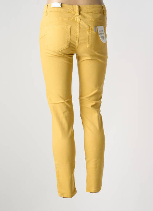 Jeans coupe slim jaune LIU JO pour femme
