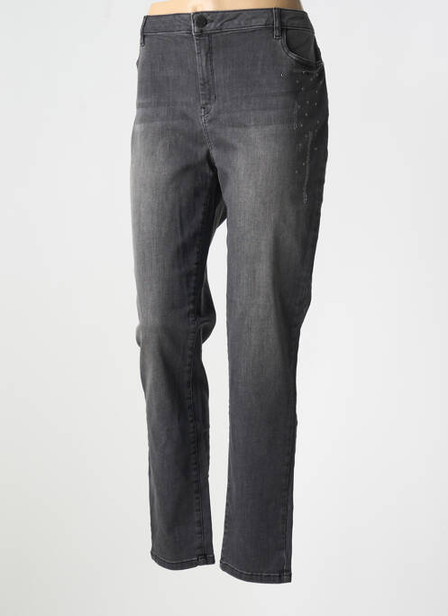 Jeans coupe slim noir EVA KAYAN pour femme