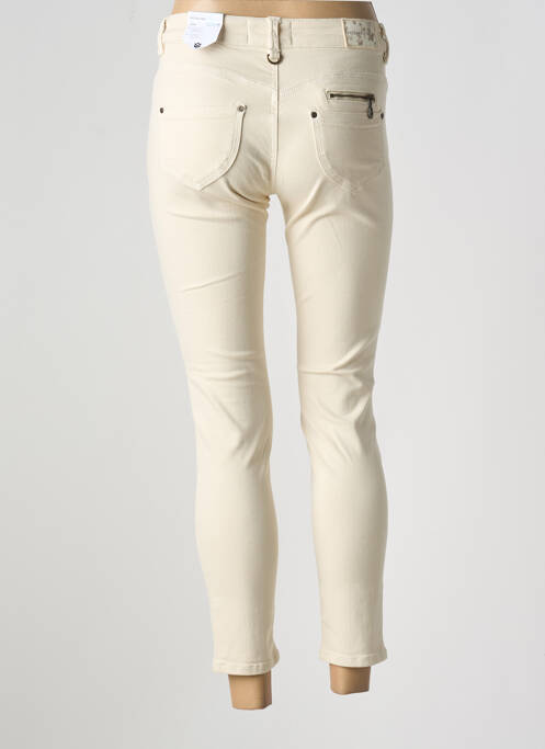 Jeans skinny beige FREEMAN T.PORTER pour femme