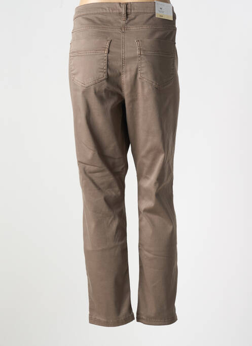Pantalon slim marron BETTY BARCLAY pour femme