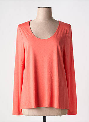 T-shirt manches longues manches longues orange LA FEE MARABOUTEE femme