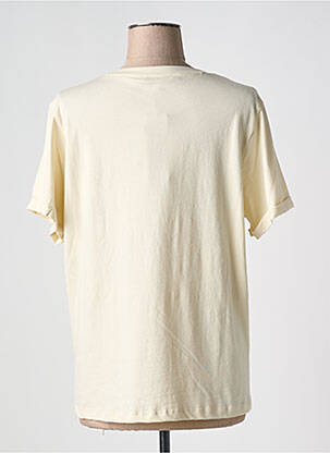 T-shirt coupe droite manches courtes beige GARCIA femme