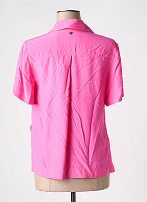 Chemisier coupe droite manches courtes rose LOLA CASADEMUNT femme