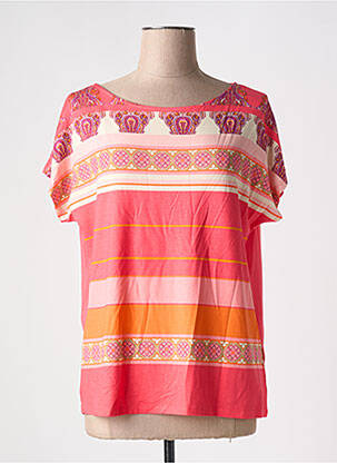 T-shirt imprimé fantaisie manches courtes orange BETTY BARCLAY femme