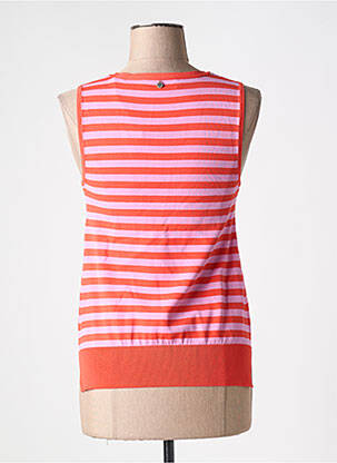 Débardeur col v sans manche rouge LOLA CASADEMUNT femme