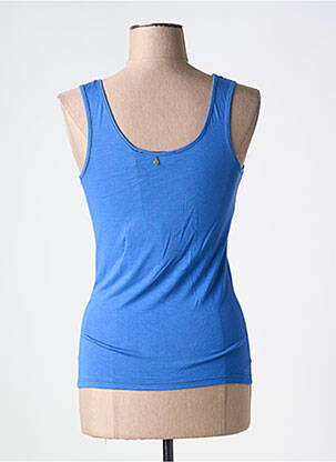 Débardeur stretch sans manche bleu LOLA CASADEMUNT femme