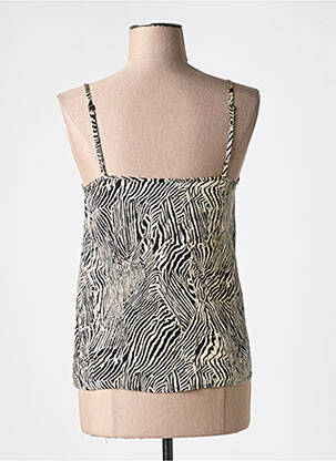 Top manches bretelles ajustables fines bretelles noir FREEMAN T.PORTER femme