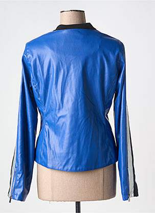 Blouson col v bleu LOLA CASADEMUNT femme