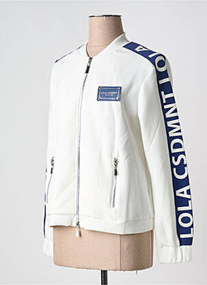 Veste casual poches blanc LOLA CASADEMUNT femme