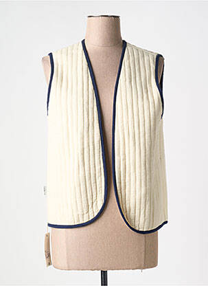 Gilet sans manche sans manche beige DIPLODOCUS femme