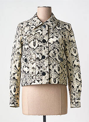 Veste casual finition intérieure doublée beige LOLA CASADEMUNT femme
