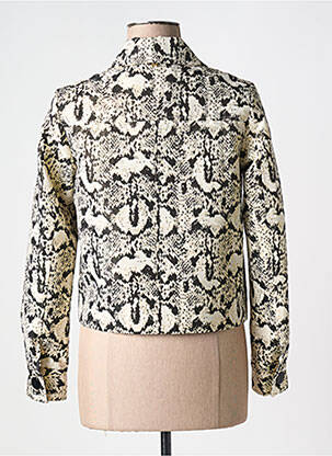 Veste casual finition intérieure doublée beige LOLA CASADEMUNT femme