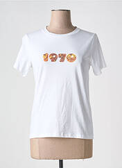 T-shirt blanc DAPHNEA pour femme seconde vue