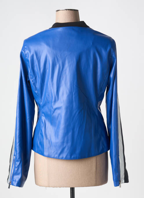 Blouson col v bleu LOLA CASADEMUNT femme