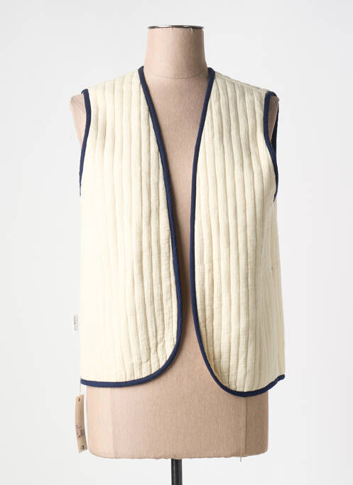 Gilet sans manche beige DIPLODOCUS pour femme