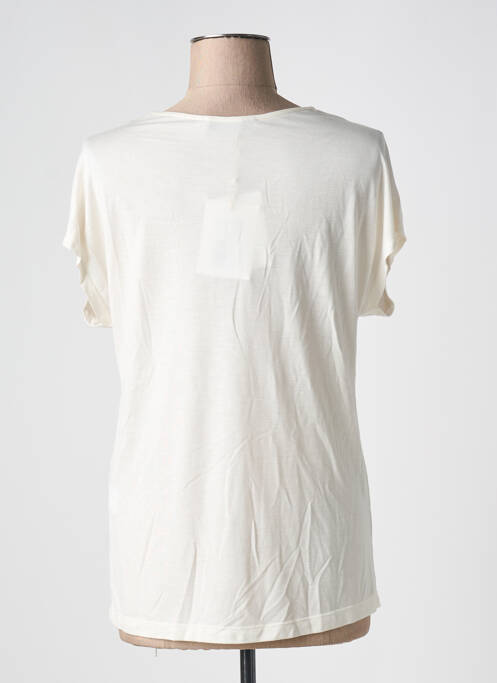 T-shirt beige LA FEE MARABOUTEE pour femme