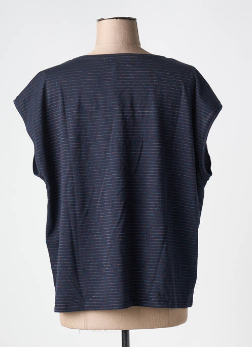 T-shirt bleu LA FEE MARABOUTEE pour femme