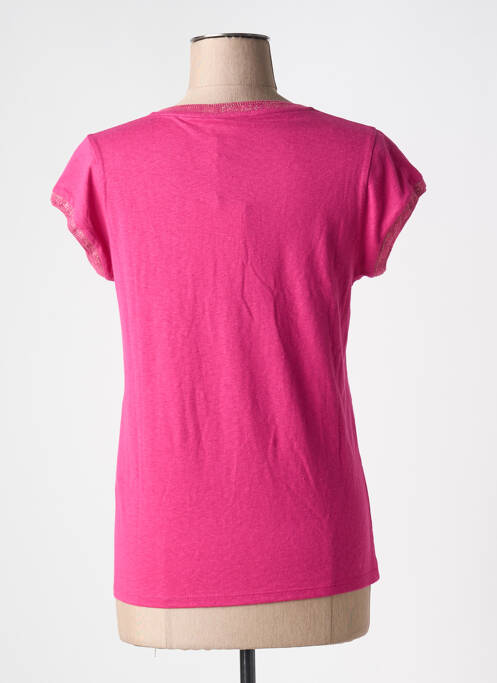 T-shirt rose LA FEE MARABOUTEE pour femme