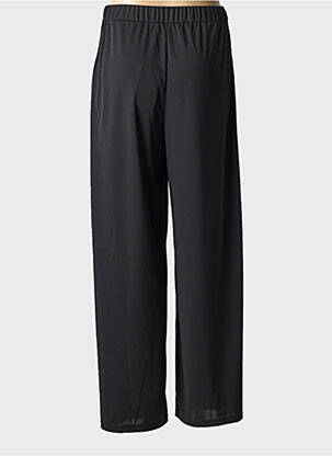 Pantalon droit tissage crêpe taille normale noir LOLA CASADEMUNT femme