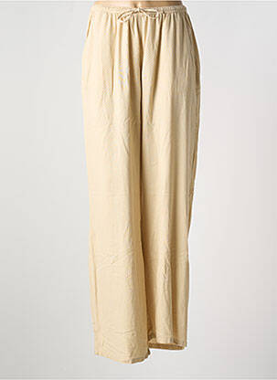 Pantalon droit coupe droite taille élastique beige GARCIA fille