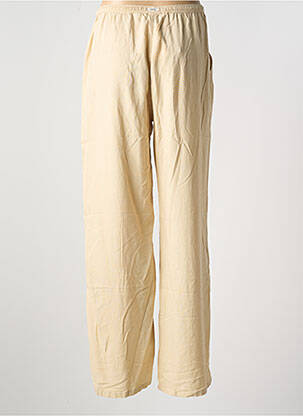 Pantalon droit coupe droite taille élastique beige GARCIA fille