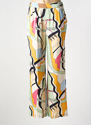 Pantalon droit taille élastique taille normale orange MOS MOSH femme