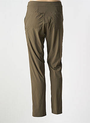 Pantalon slim taille élastique taille normale vert EVA KAYAN femme