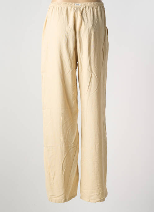 Pantalon droit coupe droite taille élastique beige GARCIA fille