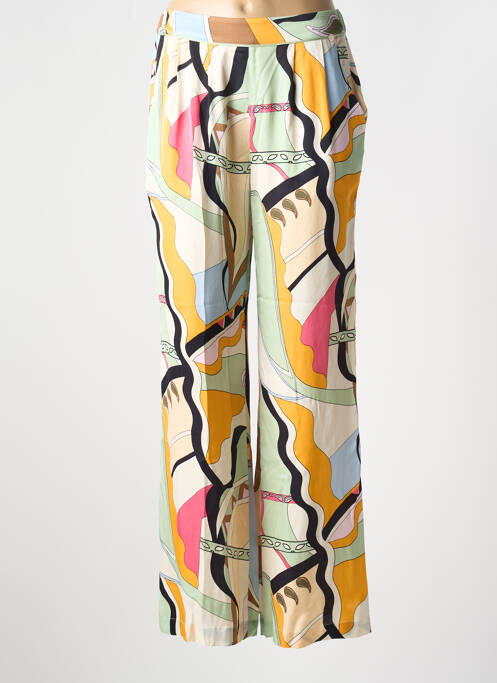 Pantalon droit taille élastique taille normale orange MOS MOSH femme