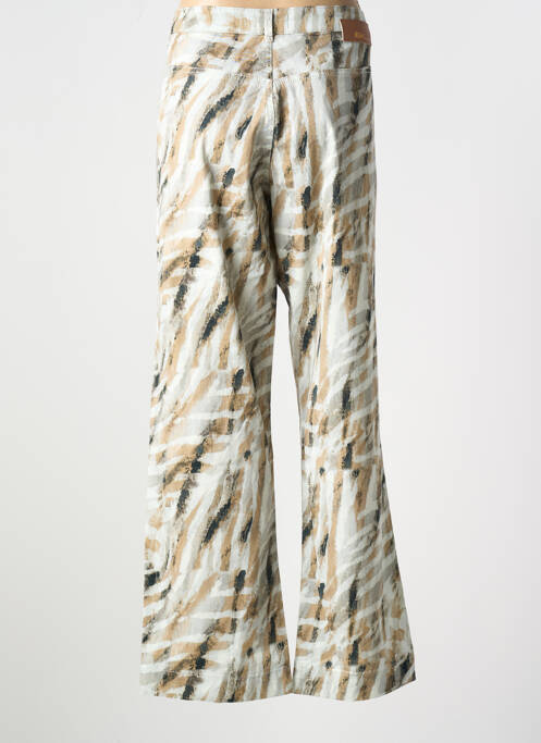 Pantalon droit beige EVA KAYAN pour femme