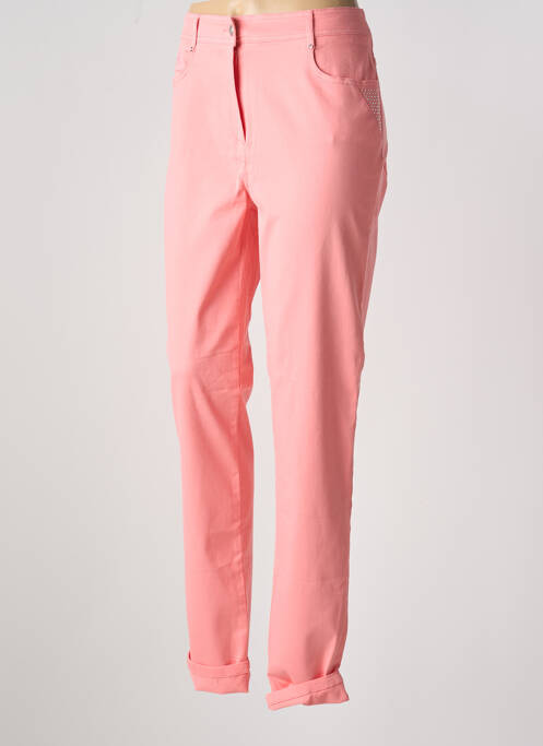 Pantalon slim rose PAUSE CAFE pour femme