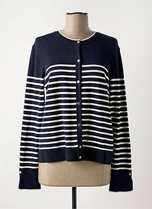 Gilet manches longues fermeture boutonnée sur le devant bleu BETTY BARCLAY femme