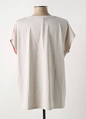 T-shirt imprimé fantaisie manches courtes beige BETTY BARCLAY femme