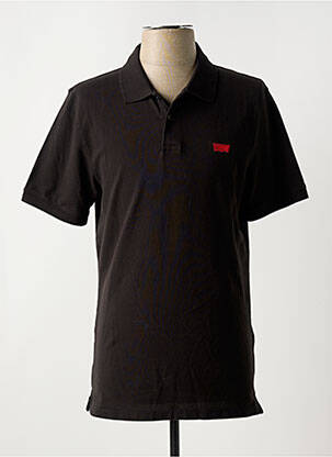 Polo stretch manches courtes noir LEVI'S homme