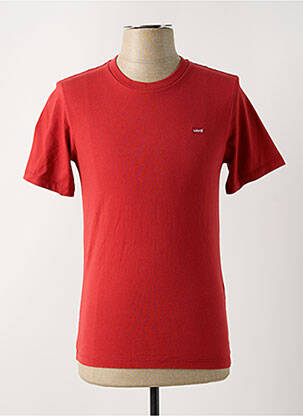 T-shirt broderie manches courtes rouge LEVIS homme