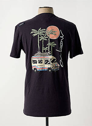 T-shirt broderie manches courtes noir OXBOW homme