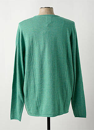 Pull col rond manches longues vert GARCIA homme