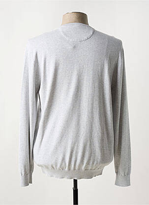 Pull col v manches longues gris FELLOWS UNITED homme