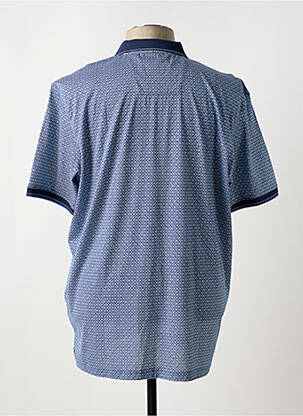 Polo coupe cintrée manches courtes bleu FELLOWS UNITED homme