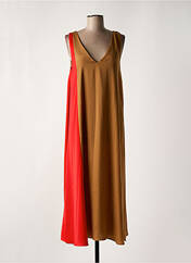 Robe longue marron LOLA CASADEMUNT pour femme seconde vue