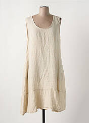 Robe mi-longue beige TALIA BENSON pour femme seconde vue