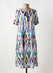 Robe mi-longue bleu MASSANA pour femme seconde vue