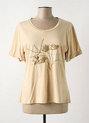 T-shirt beige EVA KAYAN pour femme seconde vue